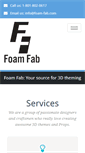 Mobile Screenshot of foam-fab.com